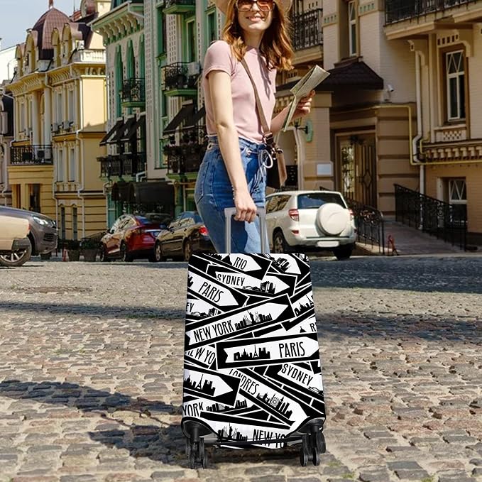 Travel Luggage Cover Suitcase Protector Fits 18-32 Inch Wheel Covers - Image 5