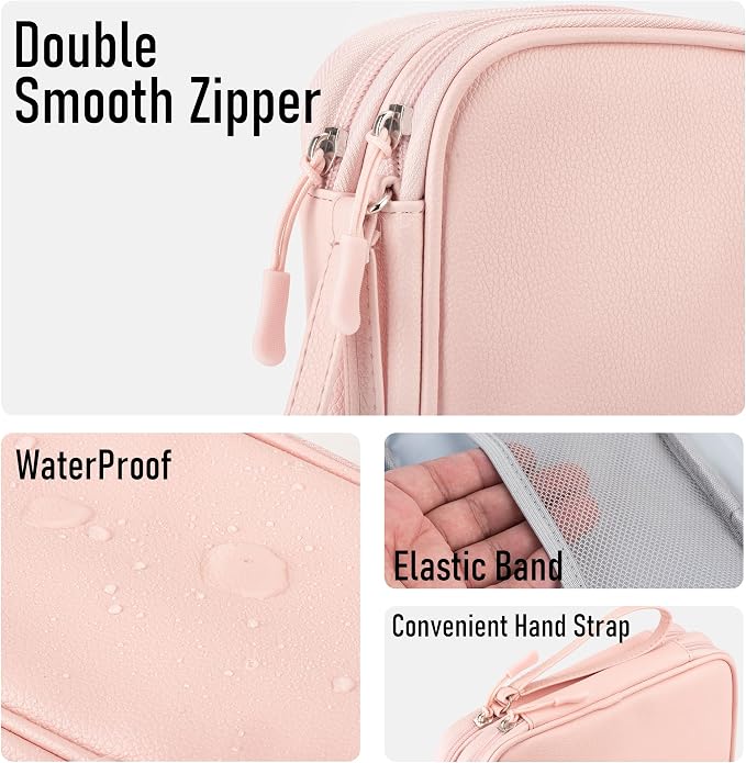 Leather Travel Electronic Organizer - Image 5