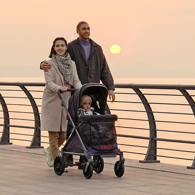 Familidoo Q1 Multi-Use Kids Wagon Stroller – Foldable, Lightweight & All-Terrain - Image 2