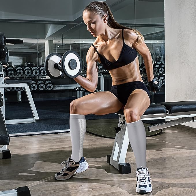 CHARMKING Compression Socks for Women & Men Circulation 15-20 mmHg is Best - Image 4