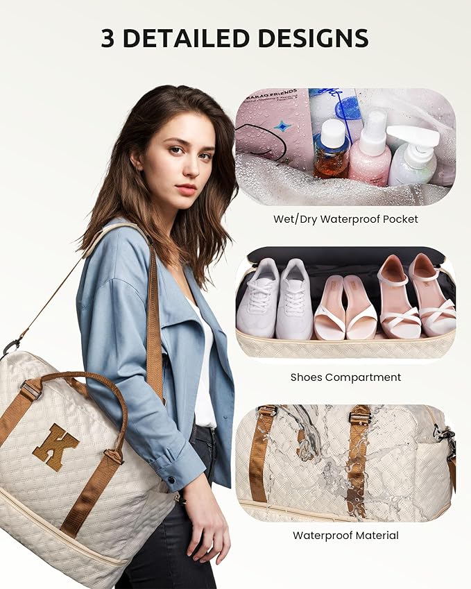 Gifts for Daughter-Initial Duffle Bag - Image 6