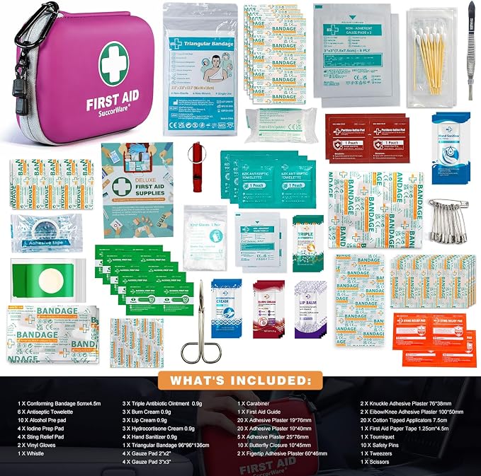 150 Pieces Mini First Aid Kit - Image 2