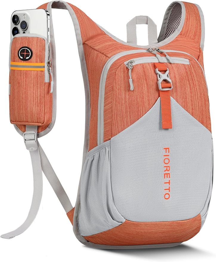 FIORETTO 15L Hiking Backpack for Women Men Mini Packable Backpack Lightweight by FIORETTO