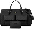 Garment Bag for Travel With Toiletry Bag Convertible Carry On Weekender Bag by TIBES