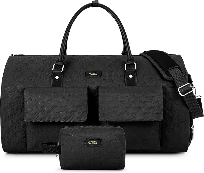Garment Bag for Travel With Toiletry Bag Convertible Carry On Weekender Bag by TIBES