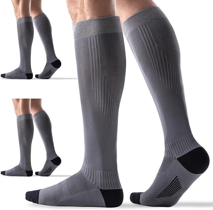 3 Pairs Compression Socks 15-20 mmHg by Bbfrey