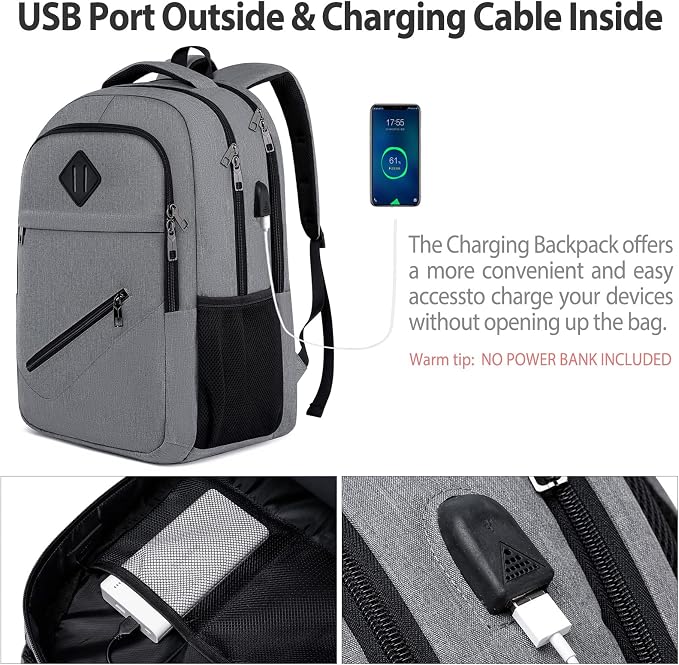 Backpack for Men and Women, School Backpacks for Teen Boys & Girls, Student - Image 4