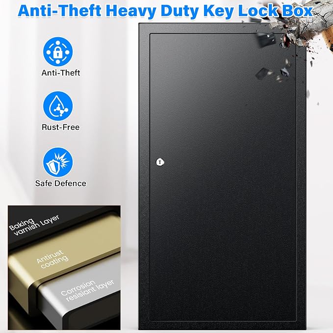 250 Keys Key Lock Box Wall Mount - Image 3
