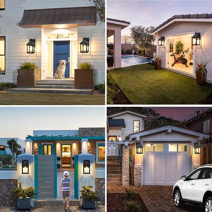 2Pack Solar Porch Lights Outdoor, Solar Sconce Lights Outdoor - Image 7