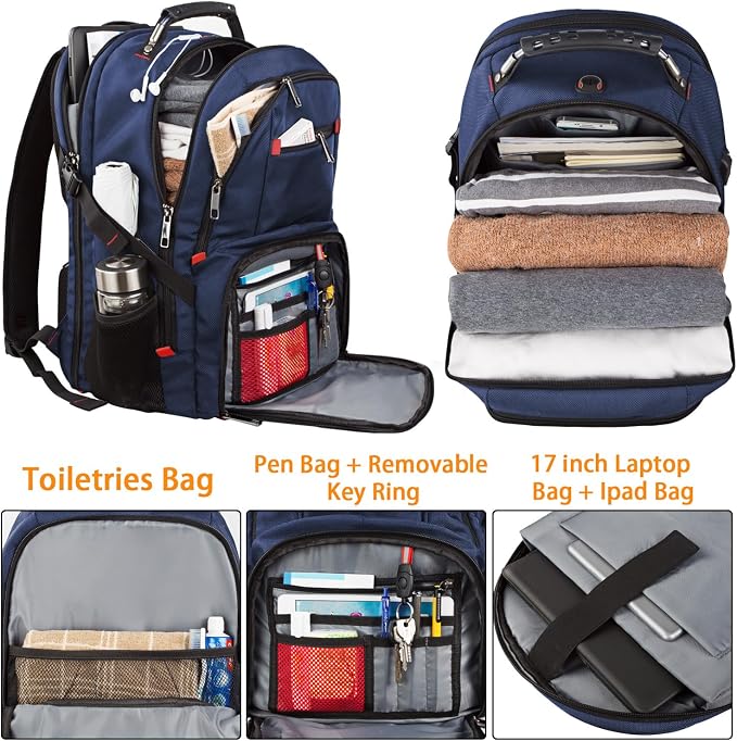 LTINVECK Extra Large 50L Travel Laptop Backpack, Computer bag Backbag - Image 3