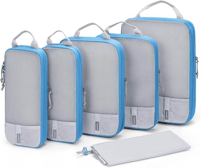 BAGSMART 6 Set Compression Packing Cubes by BAGSMART