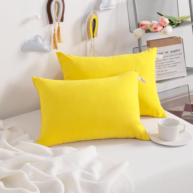 NTBAY Toddler Pillows, Down Alternative 13"x18" Pillows, Machine Washable - Image 2