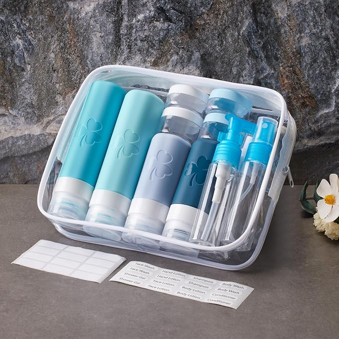 INSFIT Travel Bottles for Toiletries 23pack, TSA Approved Travel Size Toiletries - Image 7