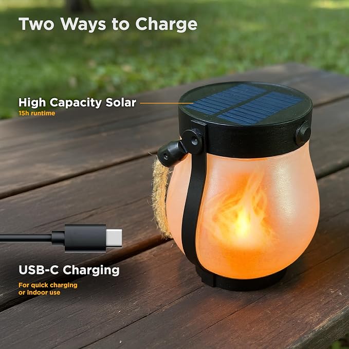 Schoolhouse Solar Lanterns Outdoor Waterproof - Image 3