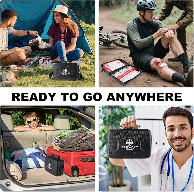 410 Piece Waterproof Hard Shell First Aid Kit - Image 7