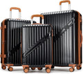 GinzaTravel Luggage Sets 3-Piece Expandable Suitcases by PRIMICIAAuthorizedProducts