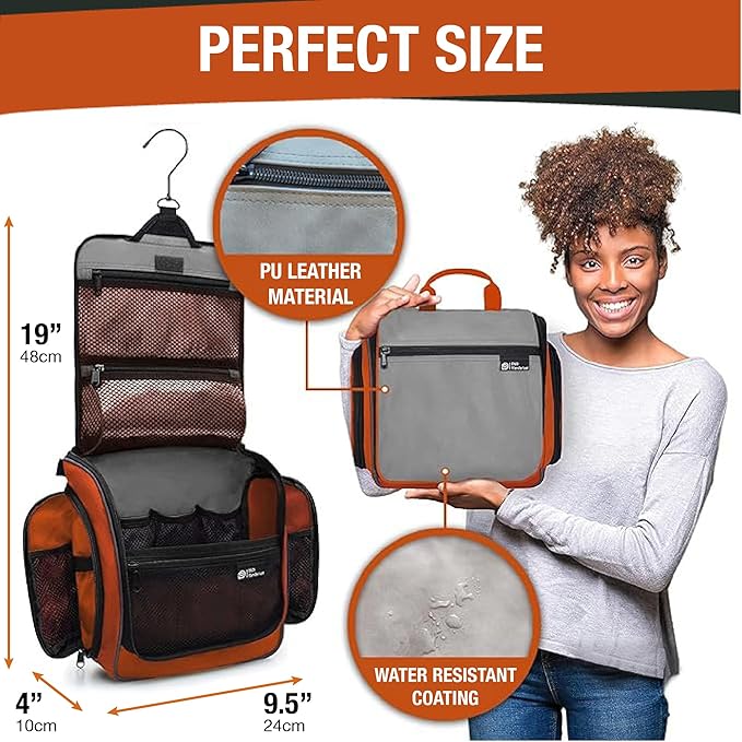 DD D&D Wanderlust D&D Hanging Travel Toiletry Bag - Image 2