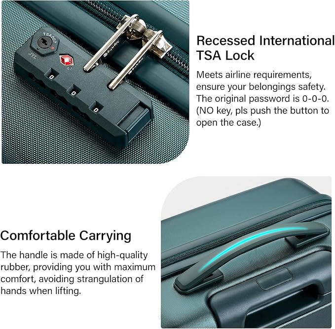 Hanke 3 Piece Luggage Sets - Image 8