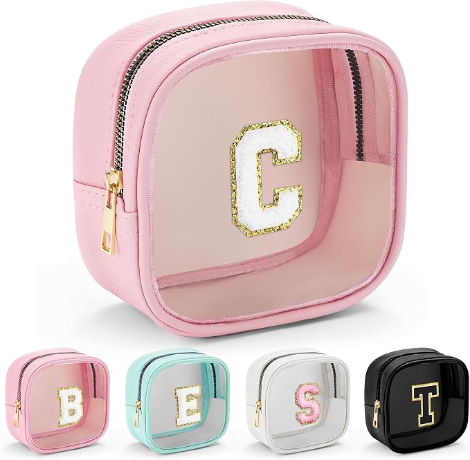 YOOLIFE Mini Makeup Bag | Clear Makeup Bag Toiletry Case | Travel Transparent by YOOLIFE