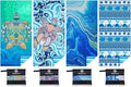 4 Pack Microfiber Lightweight Beach Towel Sand Free Quick Dry Absorbent Thin by WIDDONEN