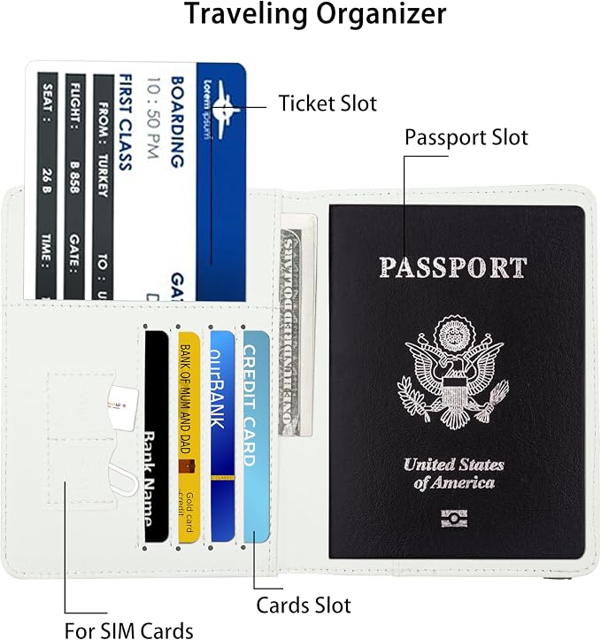 Game Passport Holder for Women and Men PU Leather Passport Cover for Travel - Image 3