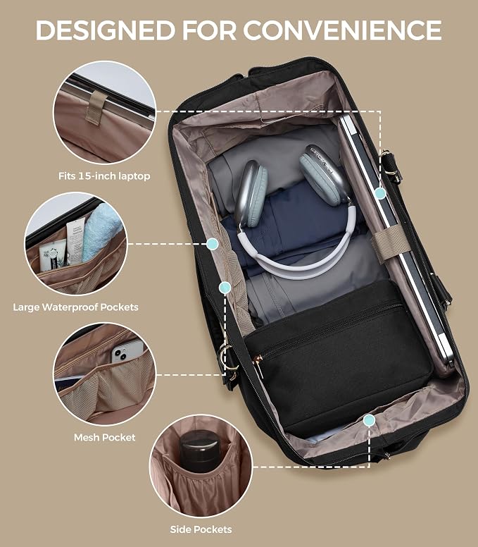 Weekender Bags for Women, Large Travel Duffel Bag - Image 6