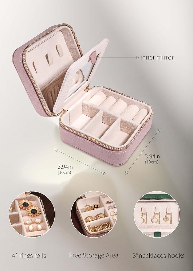 S.Leaf Travel Jewelry Organizer Travel Jewelry Boxes - Image 6