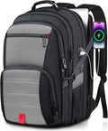 Extra Large Laptop Backpack for Men, Travel Backpack, Big Backpack, 50L Water by TAZBUZO