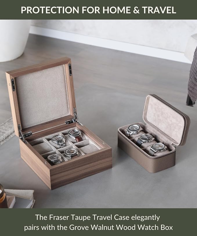 TAWBURY Luxury Leather Watch Box - Image 9