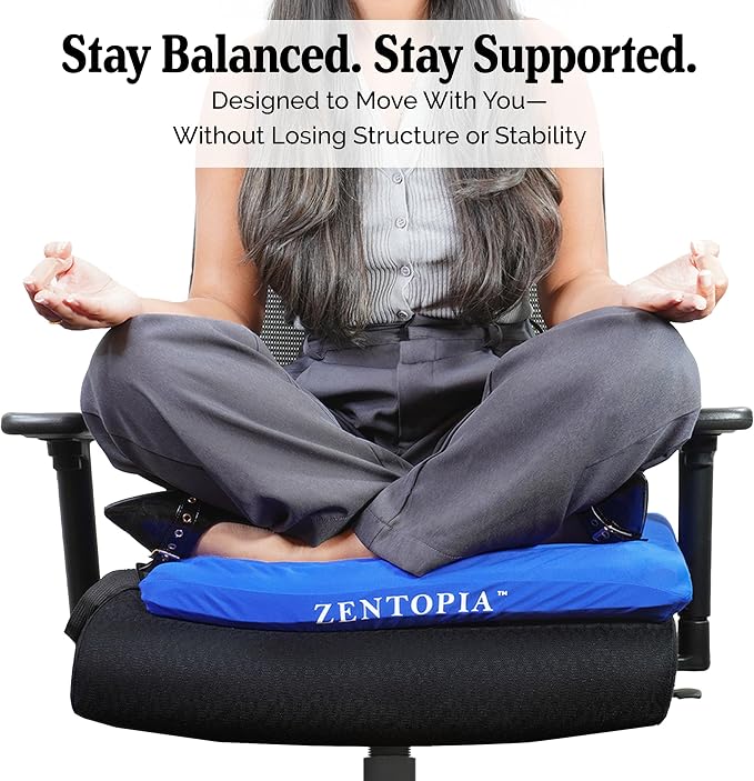 Gel and Memory Foam Seat Cushion – Office – Ergonomic Cushion Pad - Image 4