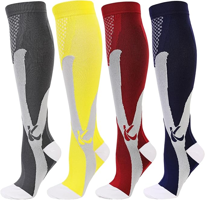 Kickticks 4 Pairs Compression Socks by Kickticks