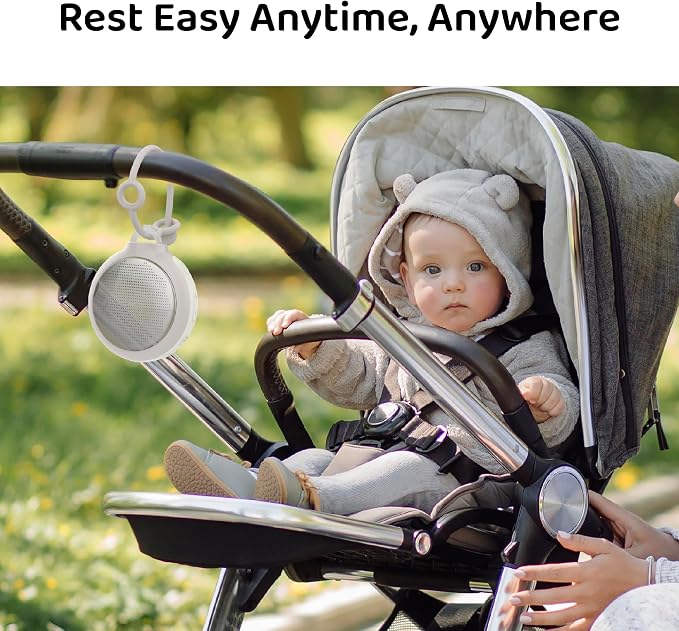 Moonybaby Portable Sound Machine, Baby Sleep Soothe, 9 Soothing Sounds - Image 5