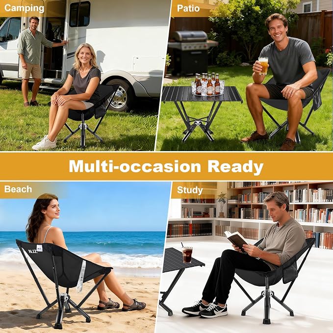 Compact Camping Chair, Portable Comfortable Camping Chair - Image 6