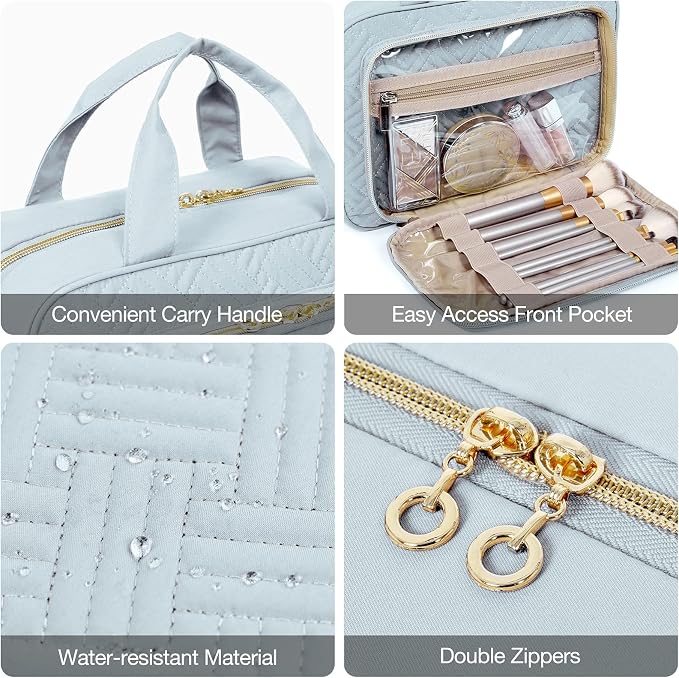 BAGSMART Toiletry Bag Hanging Travel Makeup Organizer - Image 6