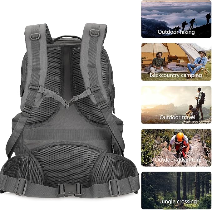 50L Military Tactical Backpack Hiking Waterproof Backpack Large Military Pack 3 - Image 6