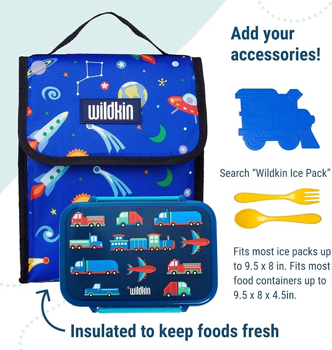 Wildkin Kids Insulated Lunch Bag – Reusable, School & Travel - Image 4