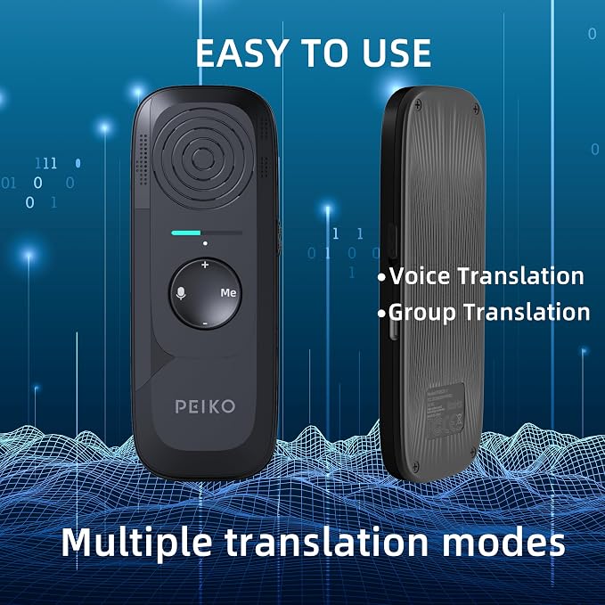 Peiko 136 Language Translation Device, Two-Way Real-time AI Voice Instant - Image 5