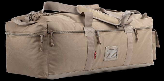 Large Military Duffle Bag Tactical Gear Load Out Bag Deployment Cargo Bag - Image 3
