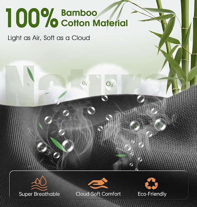 LC-dolida Bamboo Cotton Bluetooth Sleep Mask, 2 in 1 3D Soft Sleep Mask - Image 2