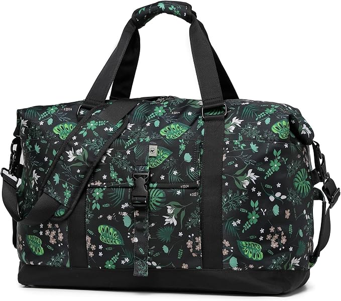 SUNNY BIRD Duffel with Utility Pouch, 40L Weekender Overnight Bag with Shoe by SUNNYBIRD