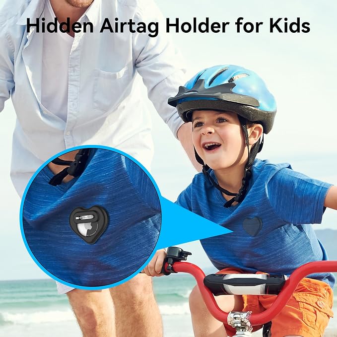 DDJ for AirTag Kids Hidden Case, 4 Pack for Apple Air Tag Tracker Holder for - Image 4
