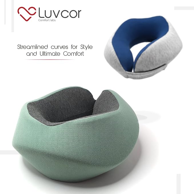 Premium Quality Memory Foam Travel Neck Pillow Bundle - Image 8