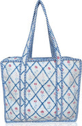 Cotton Quilted Tote Bag for Women – Large Beach & Travel Tote by ThirdEyeExport