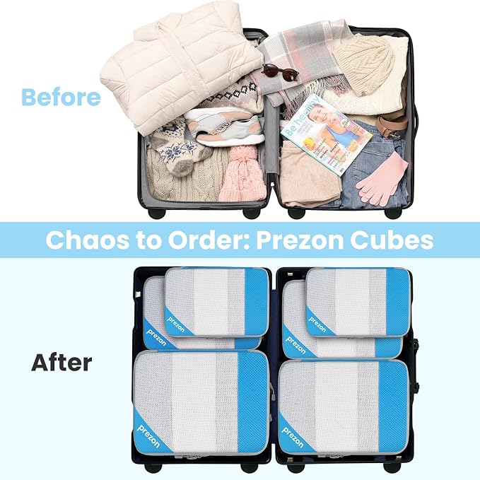 8 Set/6 Set/4 Set Compression Packing Cubes - Image 7