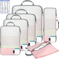 BAGAIL 6 Set/4 Set Lightweight Compression Packing Cubes by BAGAIL