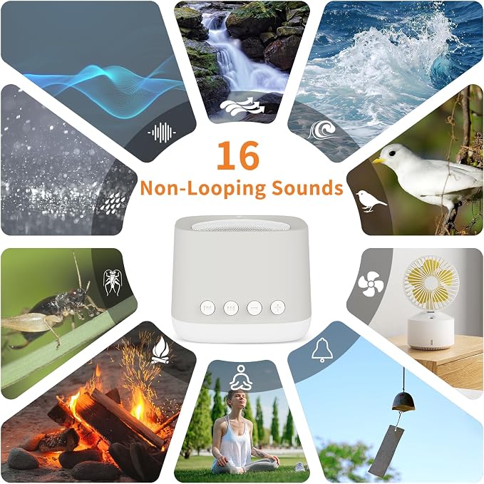 Portable White Noise Machine, Mini Sound Machine - Image 6