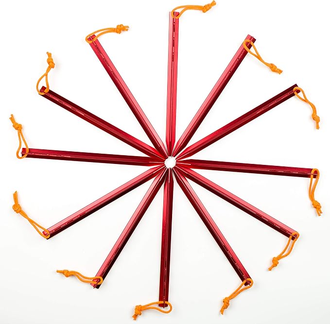 Aluminum Alloy Tent Stakes Pegs, Lightweight Metal Stakes Pegs - Image 2