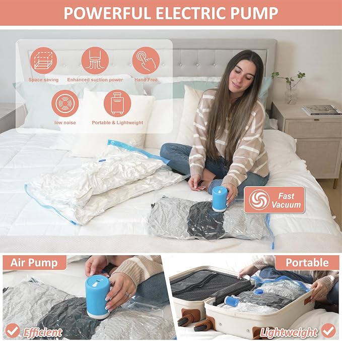 Cozy Essential 16 Pack Vacuum Storage Bags - Image 3