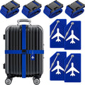 Weewooday 8 Pcs Luggage Straps Suitcase Tags Set by Weewooday