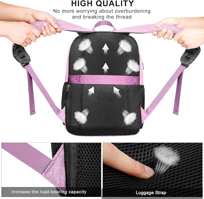 School Backpack for Teen Girls, Cute College Backpacks for Women Students - Image 5
